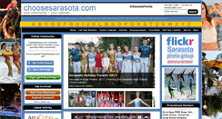 Desktop Screenshot of choosesarasota.com